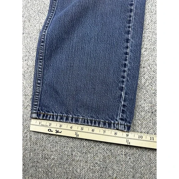 Levis 559 Jeans Mens 40x30 Relaxed Straight American Workwear Denim Wash - Picture 6 of 12